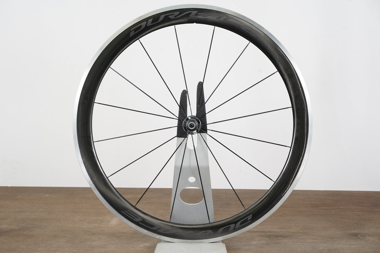 FRONT Shimano Dura-Ace WH-9100 C40 Carbon Clincher Rim Brake Wheel