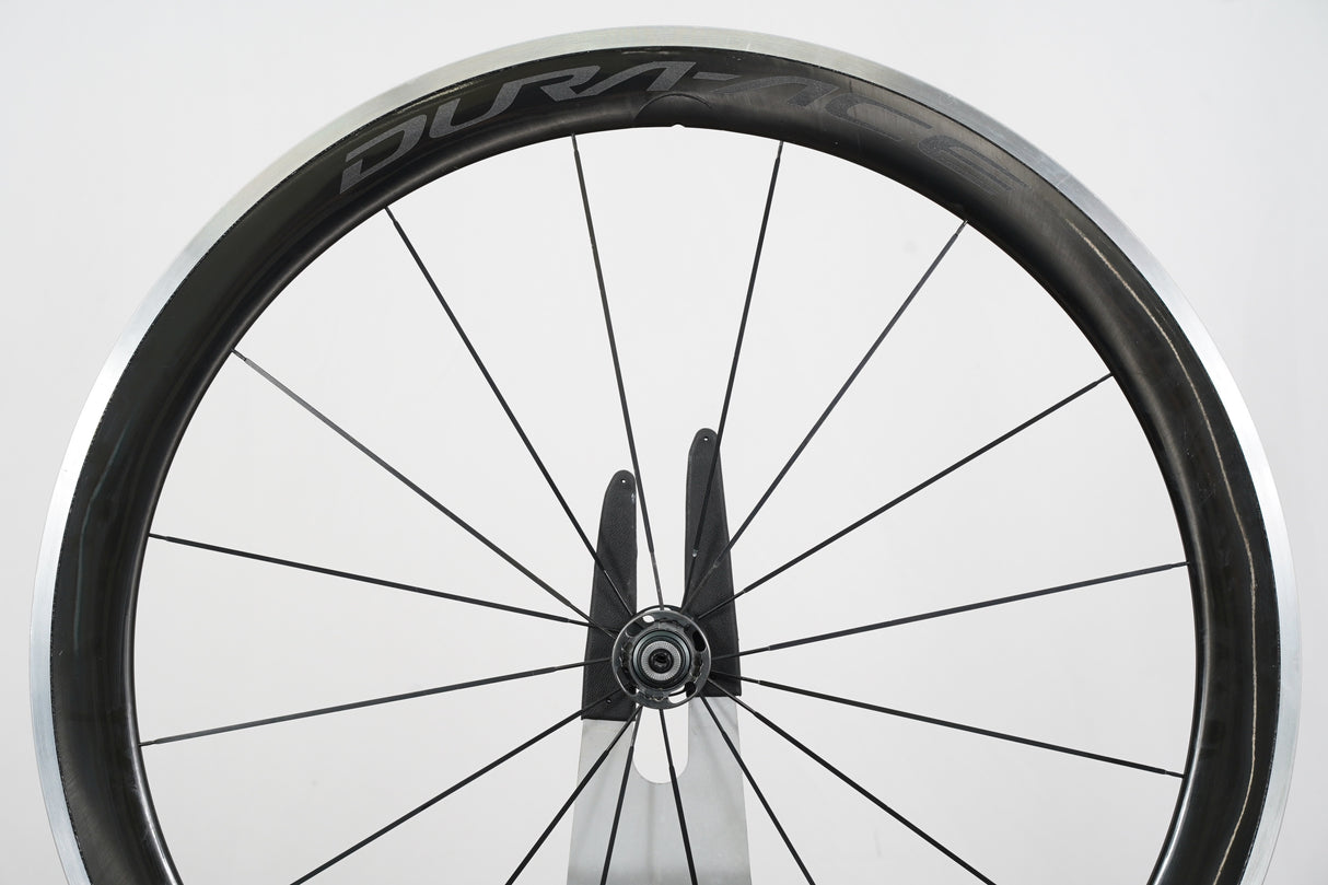 FRONT Shimano Dura-Ace WH-9100 C40 Carbon Clincher Rim Brake Wheel