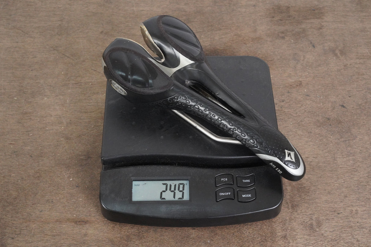 138mm Specialized Jett 130 Expert Titanium Rail Road Saddle 249g