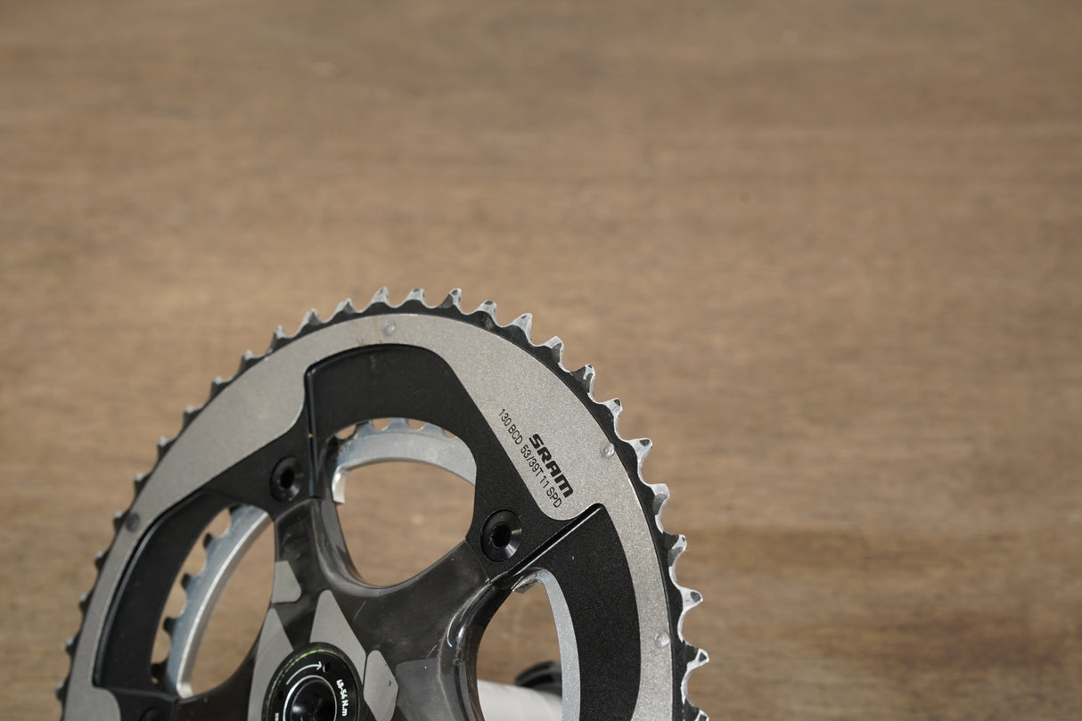 165mm 53/38T BB30 SRAM Red 22 Carbon Crankset