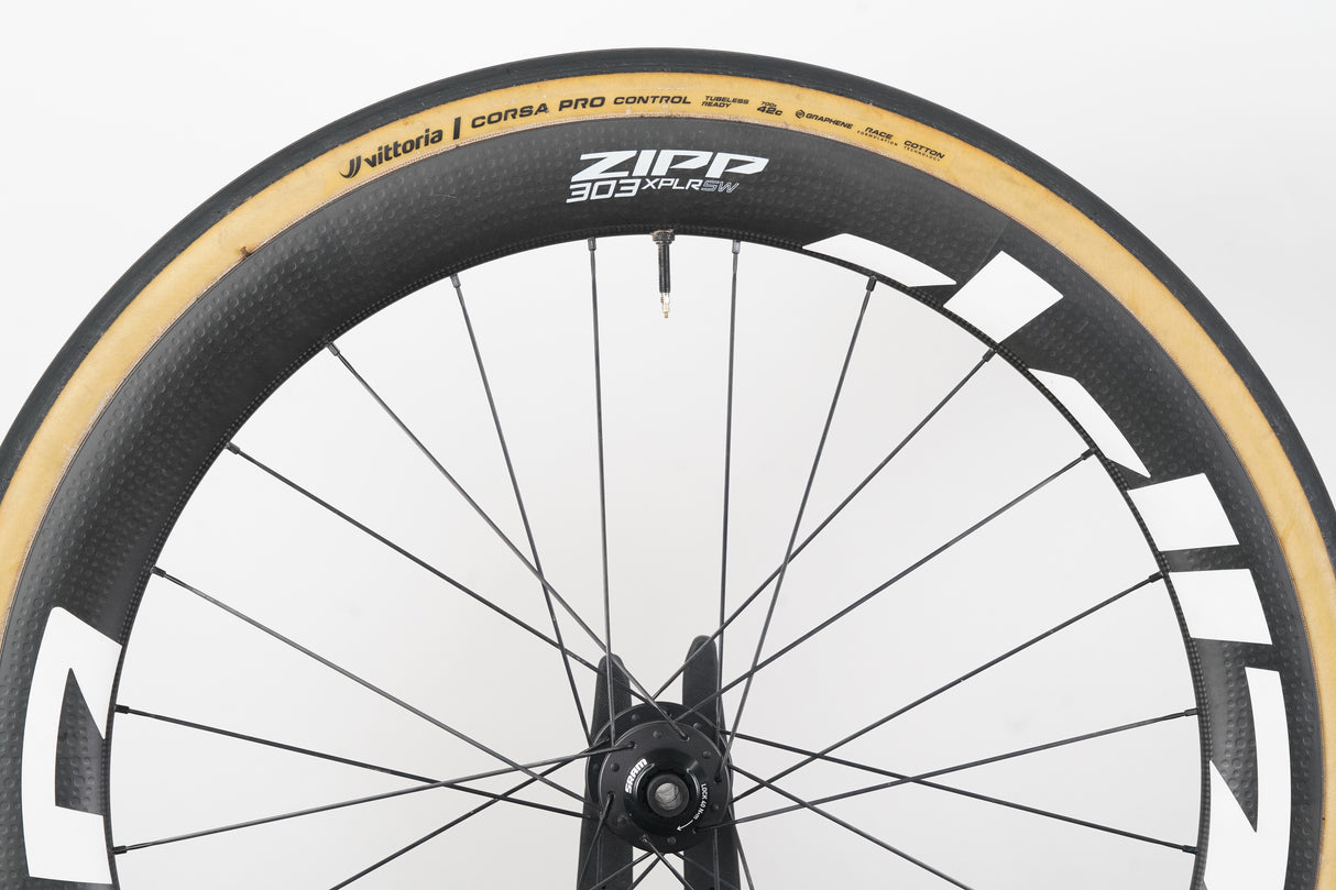 Zipp 303 XPLR SW ZR1 Carbon Tubeless Disc Brake Wheelset SRAM XDR 12 Speed