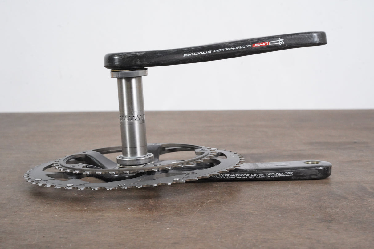 177.5mm 53/39T Campagnolo Super Record Titanium 11 Speed Carbon Crankset