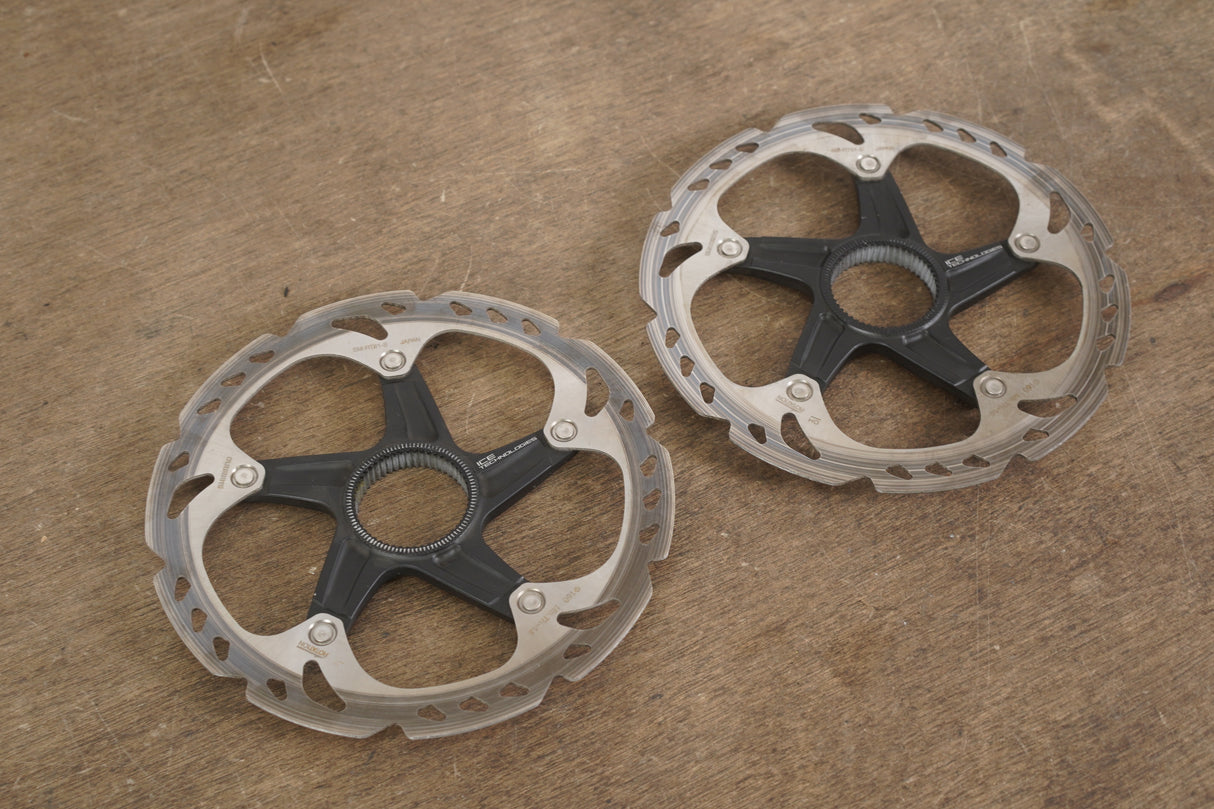 (2) 160mm Shimano Deore XT SM-RT81-S Center Lock Disc Brake Road CX MTB Rotors