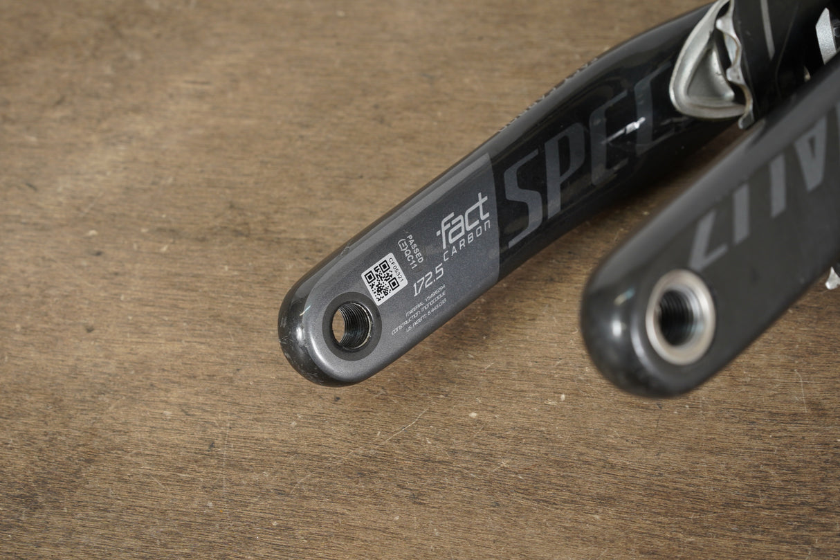 172.5mm 52/36T BB30 Specialized Quarq DZero Power Meter Carbon Crankset