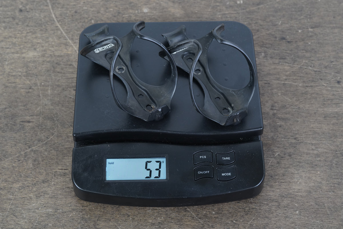 (2) Arundel Mandible Carbon Water Bottle Cages 53g