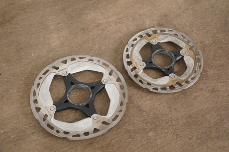 (2) 160mm/140mm Shimano XT RT-MT800 Center Lock Disc Brake Road CX MTB Rotors