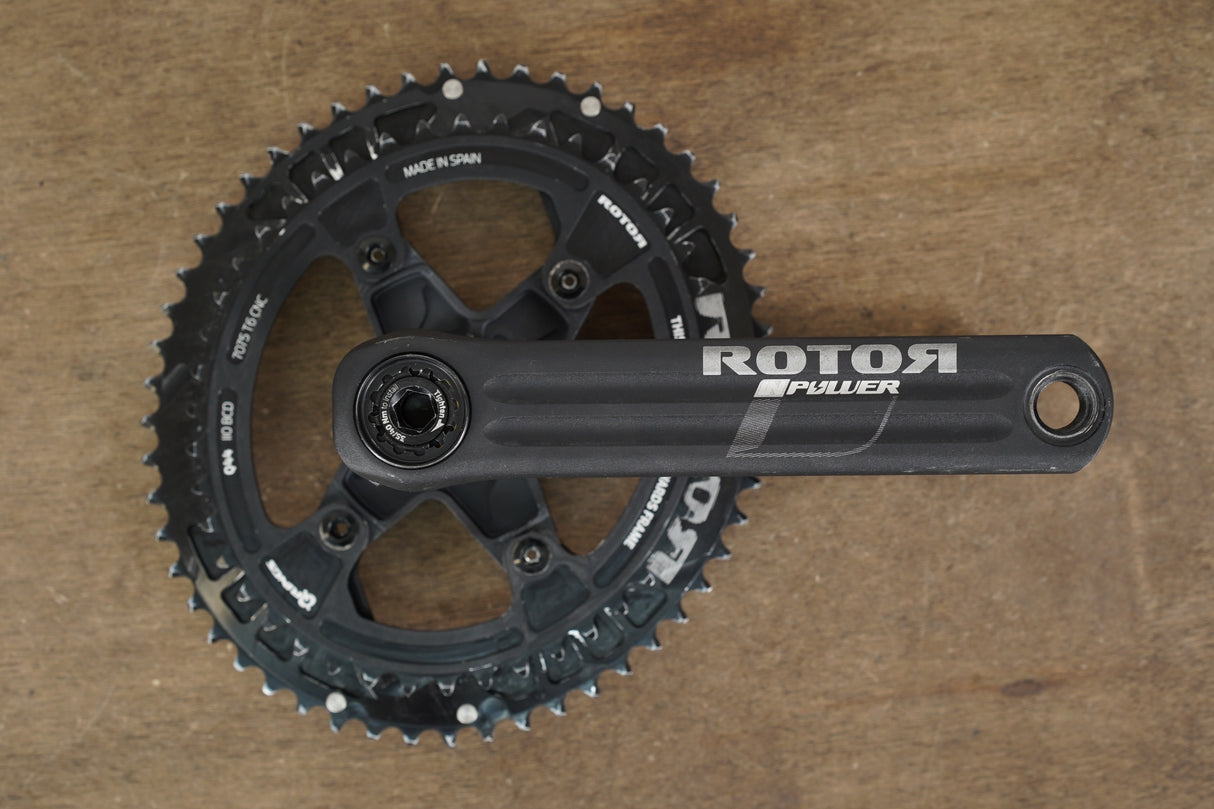 175mm 53/44T BB30 Rotor INpower QRings Power Meter Road Crankset