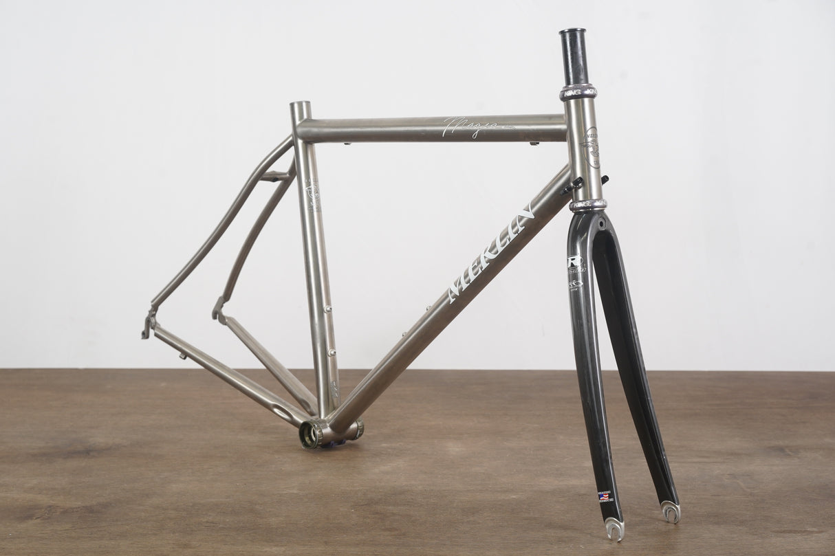 55.5cm Merlin Magia Reynolds Titanium Rim Brake Frameset