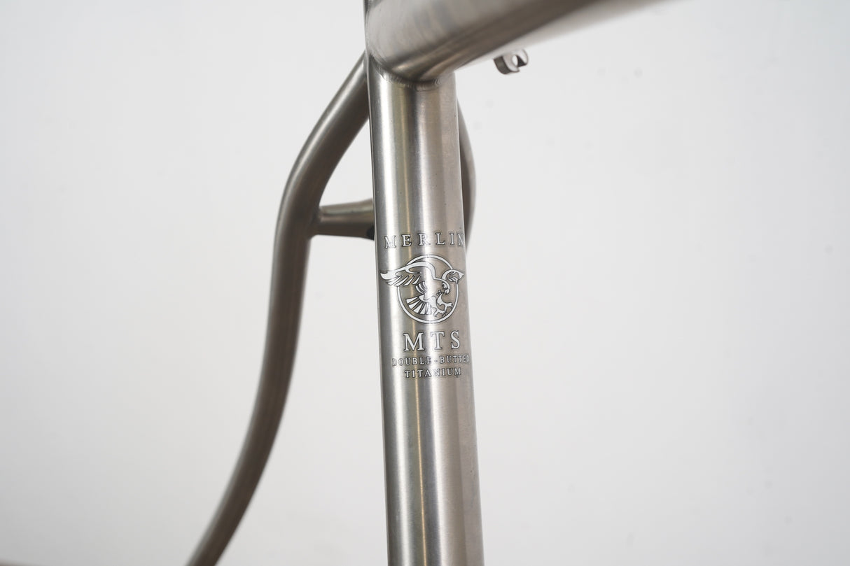 55.5cm Merlin Magia Reynolds Titanium Rim Brake Frameset