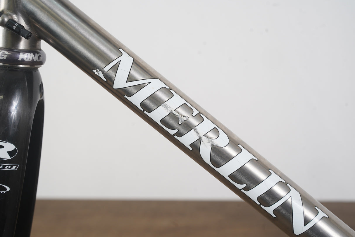 55.5cm Merlin Magia Reynolds Titanium Rim Brake Frameset