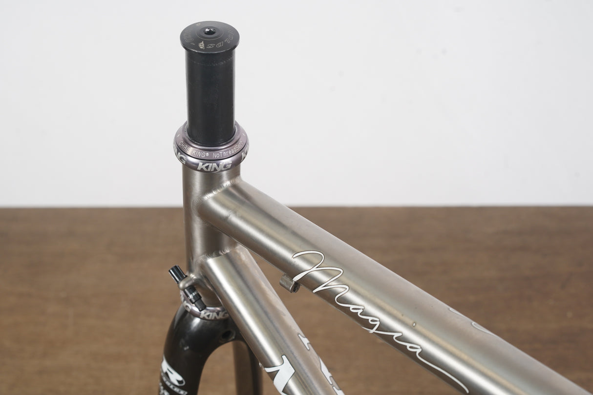 55.5cm Merlin Magia Reynolds Titanium Rim Brake Frameset