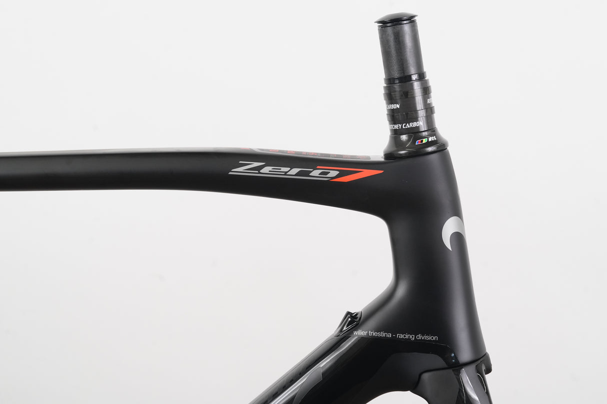 L (Large) Wilier Triestina Zero 7 Carbon Rim Brake Road Frameset Zero.7