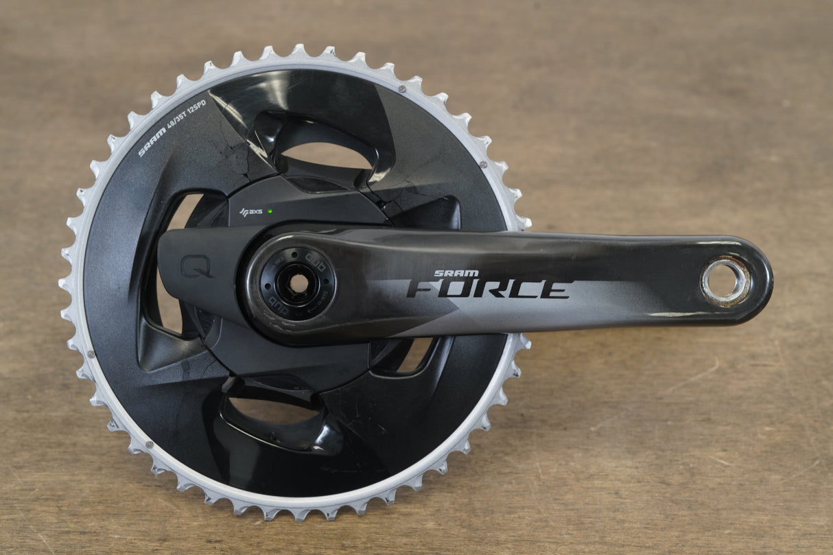 170mm 48/35T DUB SRAM Force AXS D1 Quarq 12 Speed Crankset 826g