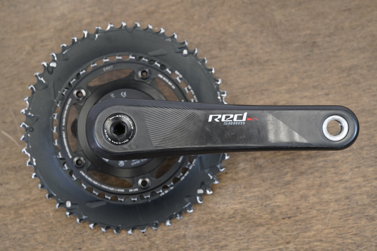 175mm 50/34T GXP SRAM Red 22 Quarq DZero Carbon Power Meter Crankset 730g