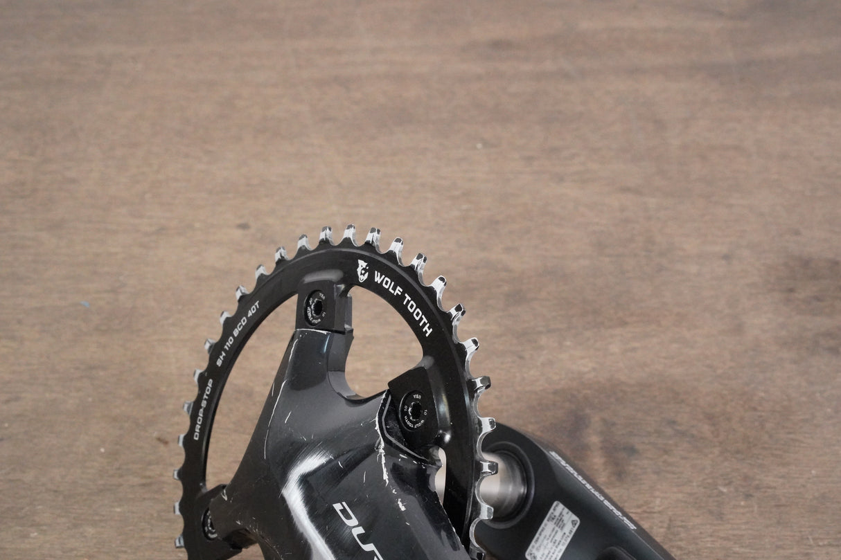 175mm 40T 1x Dura-Ace FC-R9100/R8000 Stages Power Meter Crankset 9100
