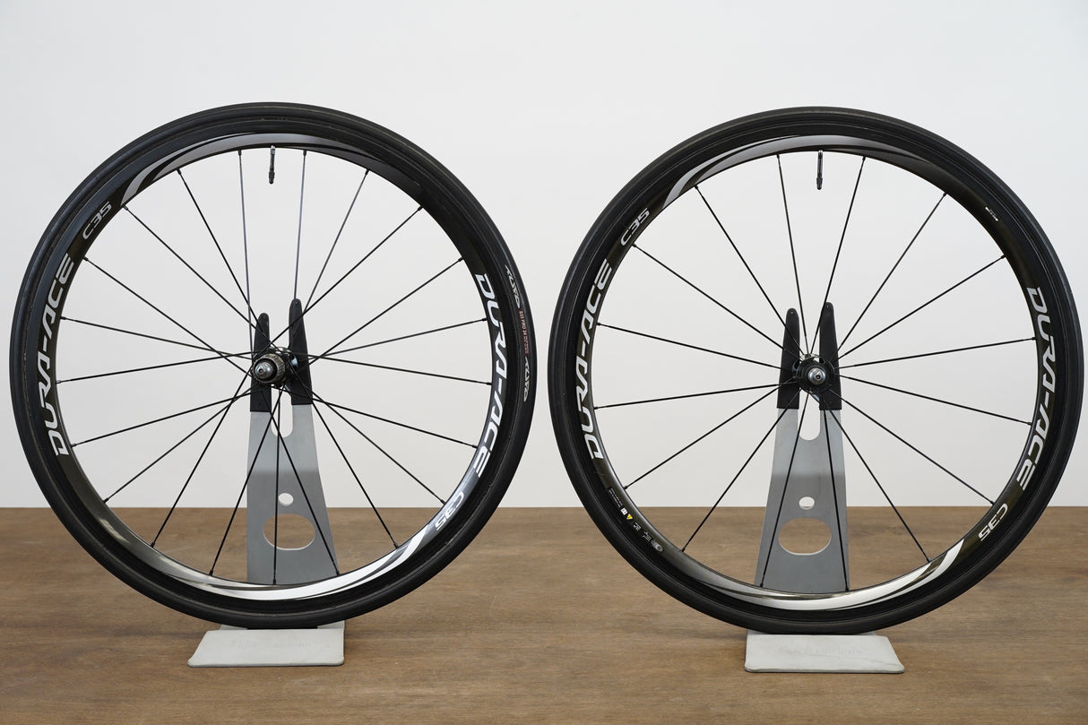 Shimano Dura-Ace WH-9000 C35 Carbon Tubular Rim Brake Wheelset 11 Speed