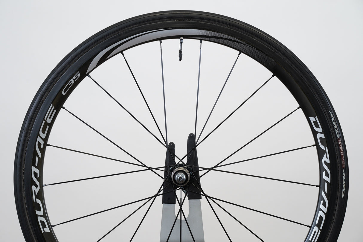 Shimano Dura-Ace WH-9000 C35 Carbon Tubular Rim Brake Wheelset 11 Speed