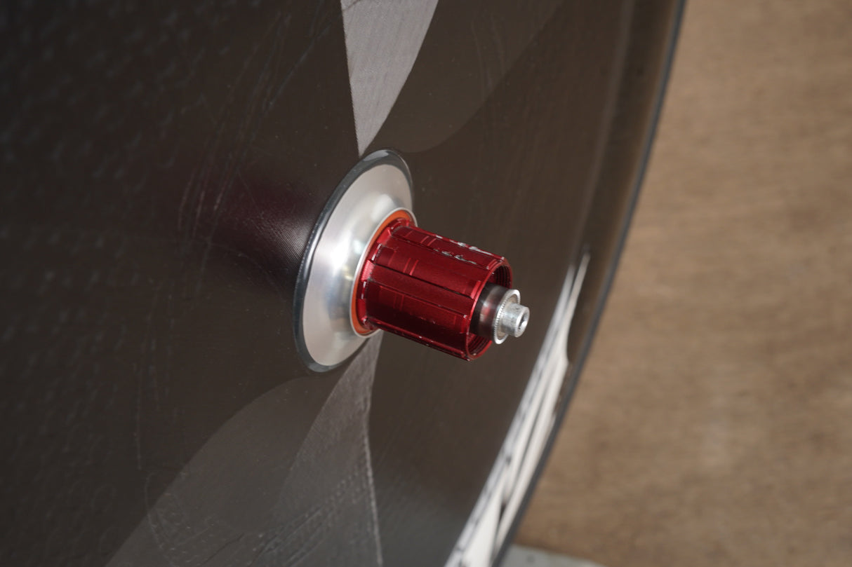 REAR Zipp Sub-9 Carbon Tubular Rim Brake Disc Wheel TT Triathlon 10 Speed