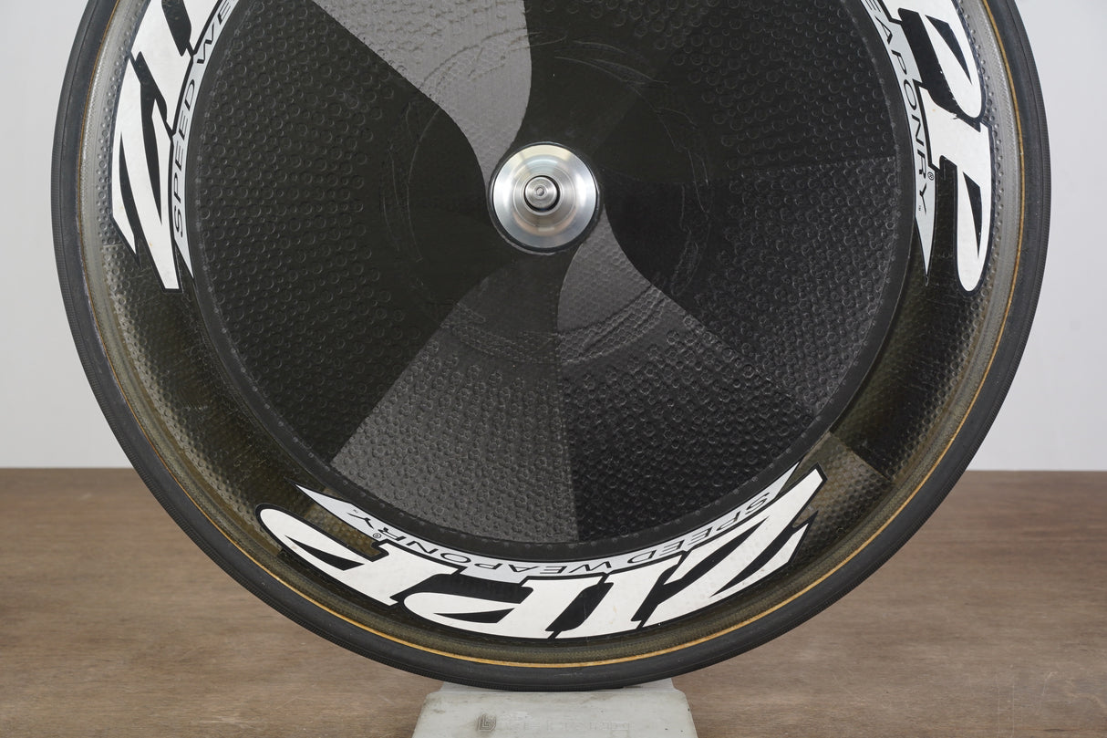 REAR Zipp Sub-9 Carbon Tubular Rim Brake Disc Wheel TT Triathlon 10 Speed