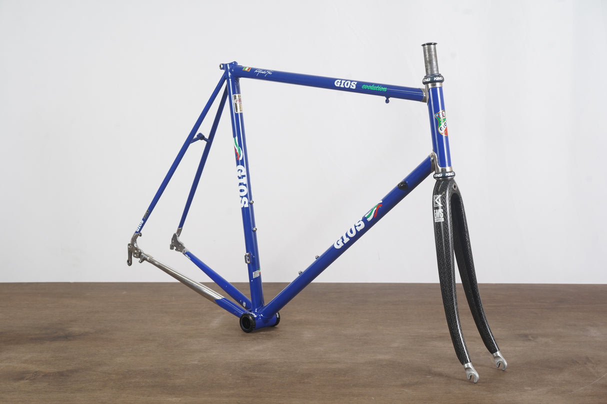 60cm Gios Evolution Steel Rim Brake Road Frameset