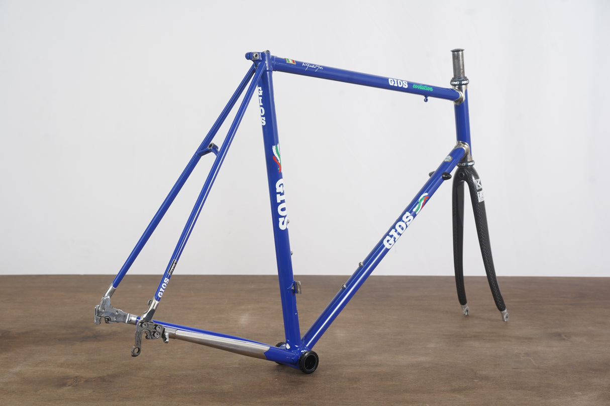 60cm Gios Evolution Steel Rim Brake Road Frameset