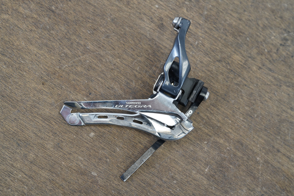 Shimano Ultegra FD-6800 Mechanical Braze-On Front Derailleur + Chain Catcher