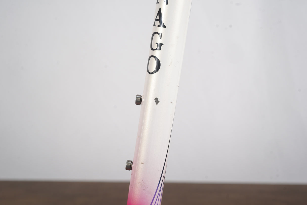 58cm Colnago Oval Master Titanio Titanium Rim Brake Road Frameset