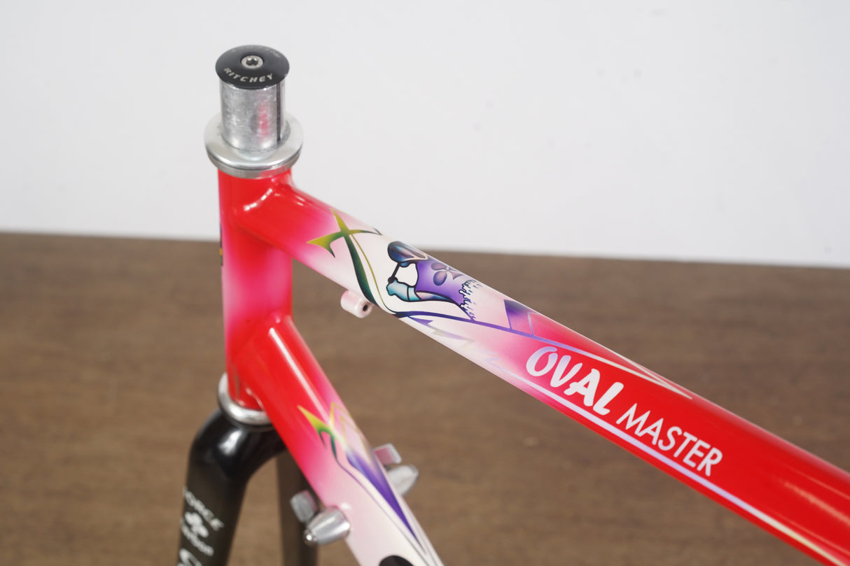 58cm Colnago Oval Master Titanio Titanium Rim Brake Road Frameset