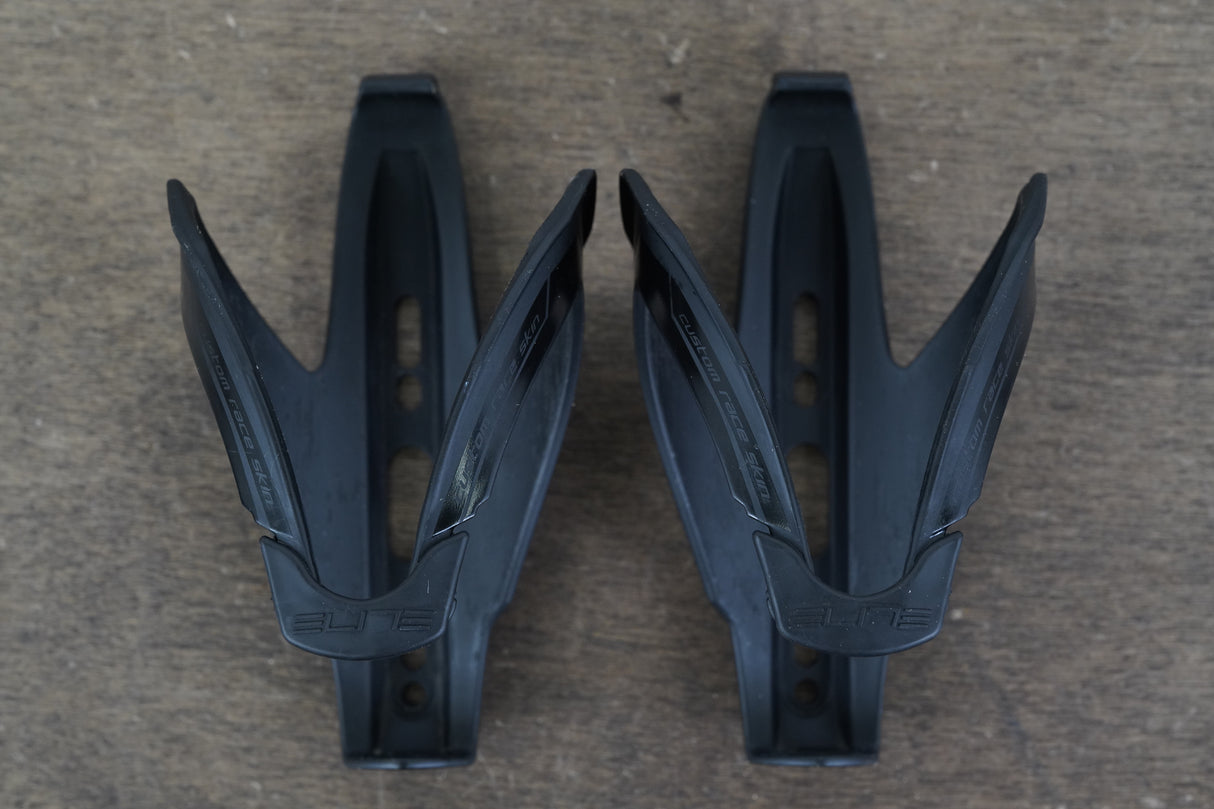 (2) Elite Custom Race Skin Water Bottle Cages 87g