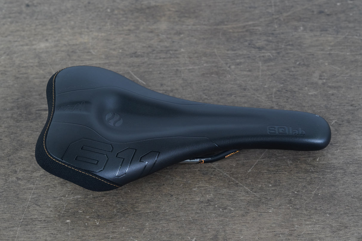 145mm SQlab 611 Ergowave Titanium Rail Road MTB Saddle 260g