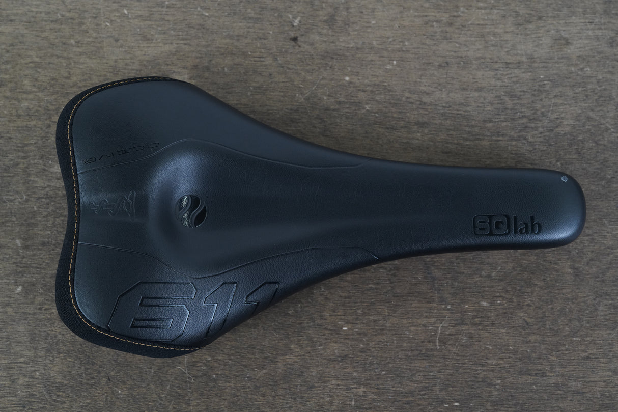 145mm SQlab 611 Ergowave Titanium Rail Road MTB Saddle 260g