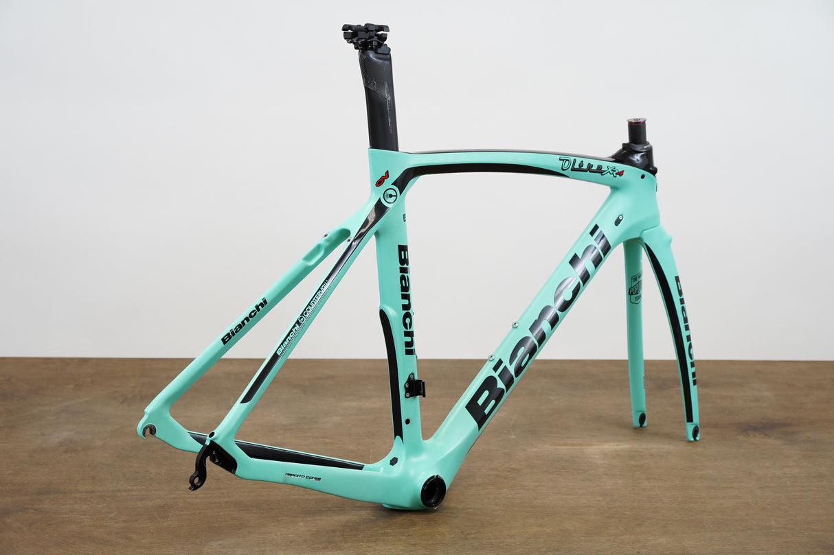 53cm Bianchi Oltre XR4 CV Carbon Aero Rim Brake Road Frameset