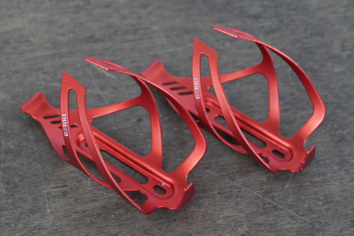(2) Corki Cycles Alloy Water Bottle Cages 75g