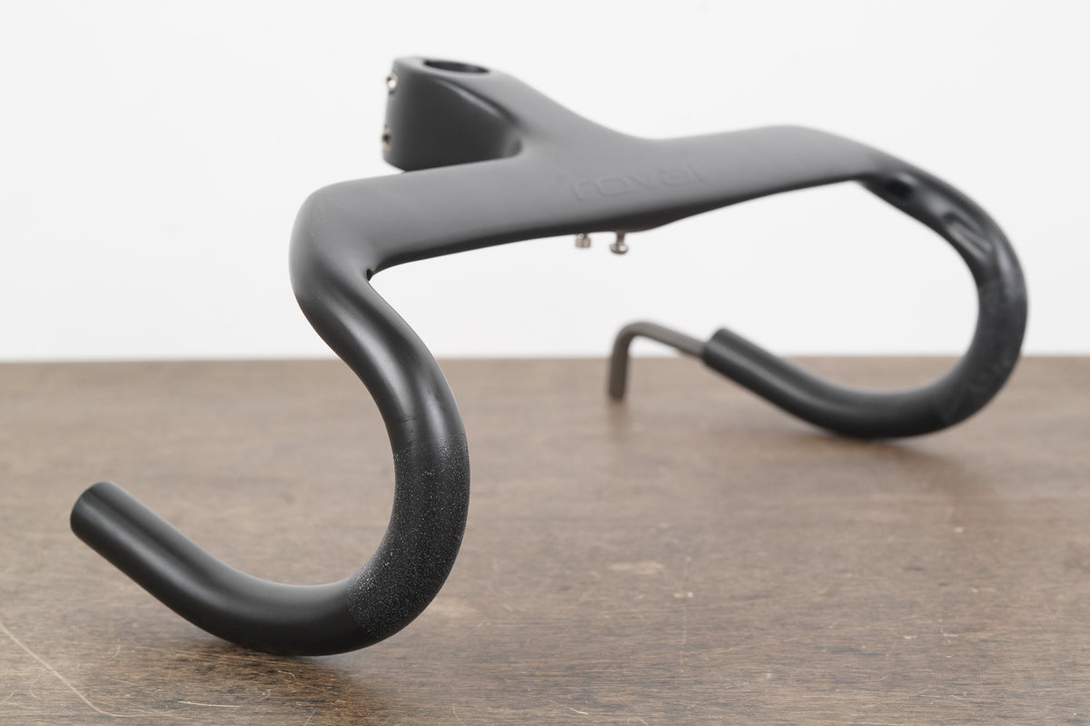 44cm 90mm Generic Carbon Aero Compact Barstem Handlebar 1 1/8"