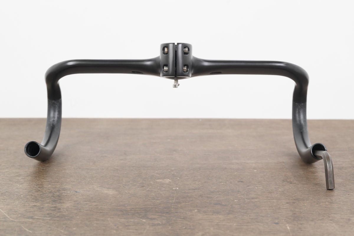44cm 90mm Generic Carbon Aero Compact Barstem Handlebar 1 1/8"