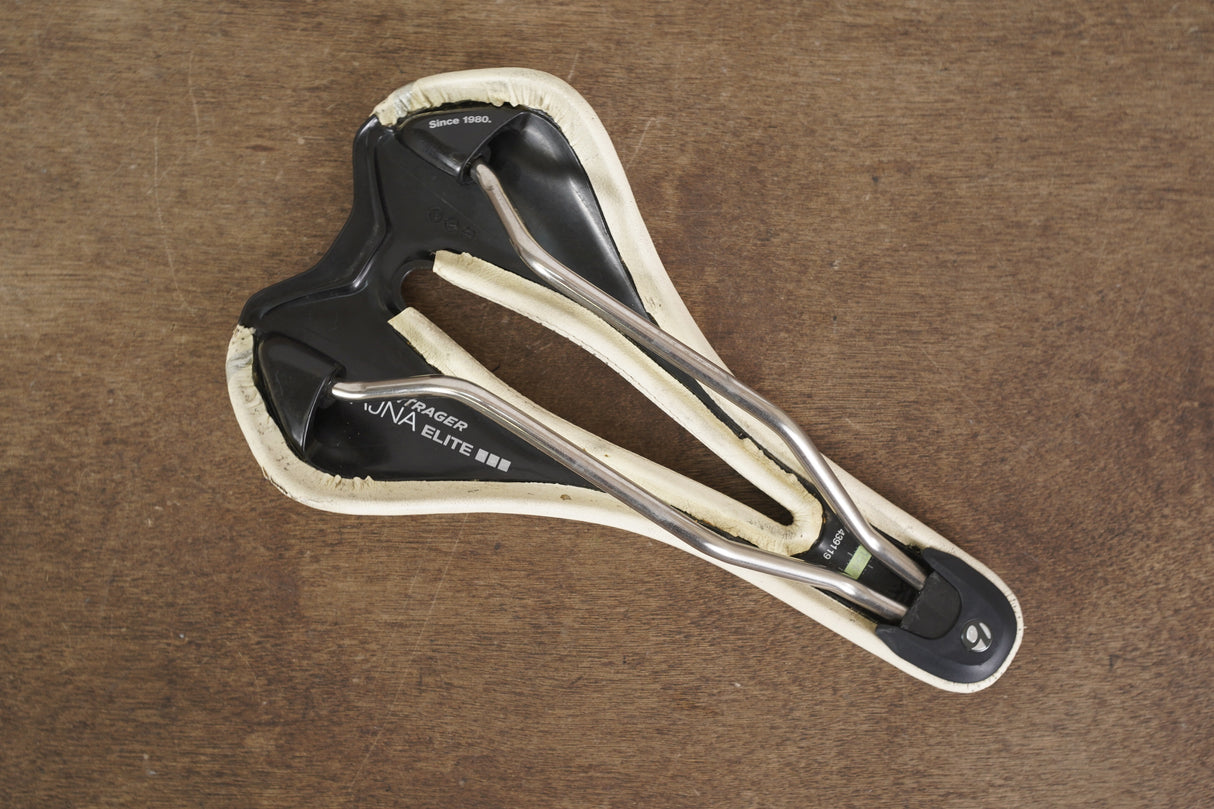 154mm Bontrager Ajna Elite Titanium Rail Road Saddle 228g