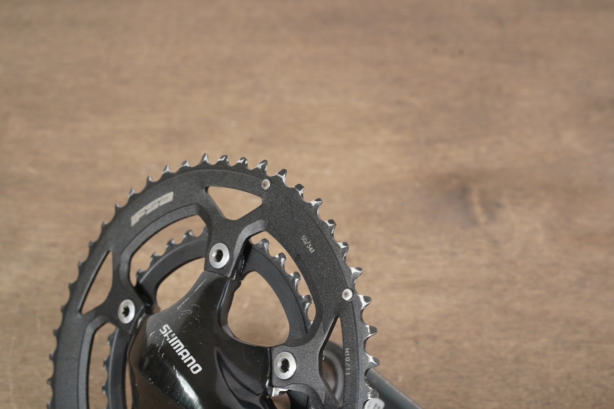 172.5mm 50/34T Shimano FC-RS500/FC-6800 Stages Power Meter 11 Speed Crankset