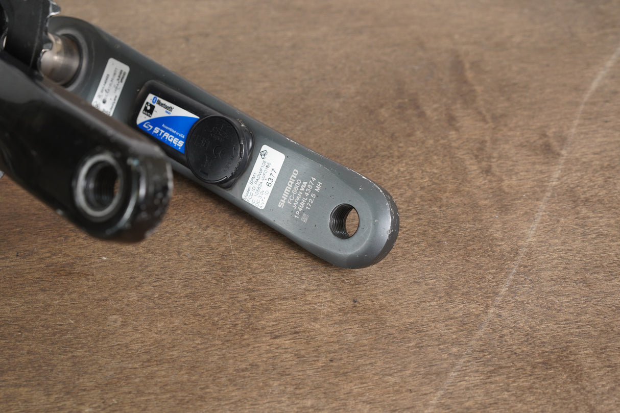 172.5mm 50/34T Shimano FC-RS500/FC-6800 Stages Power Meter 11 Speed Crankset