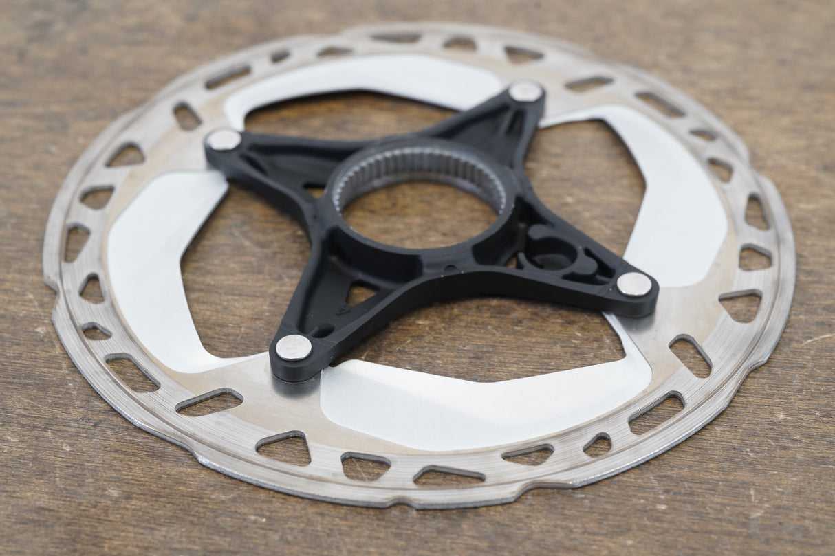 (1) 160mm Shimano Deore XT RT-MT800-S Center Lock Disc Brake Rotor Road MTB CX