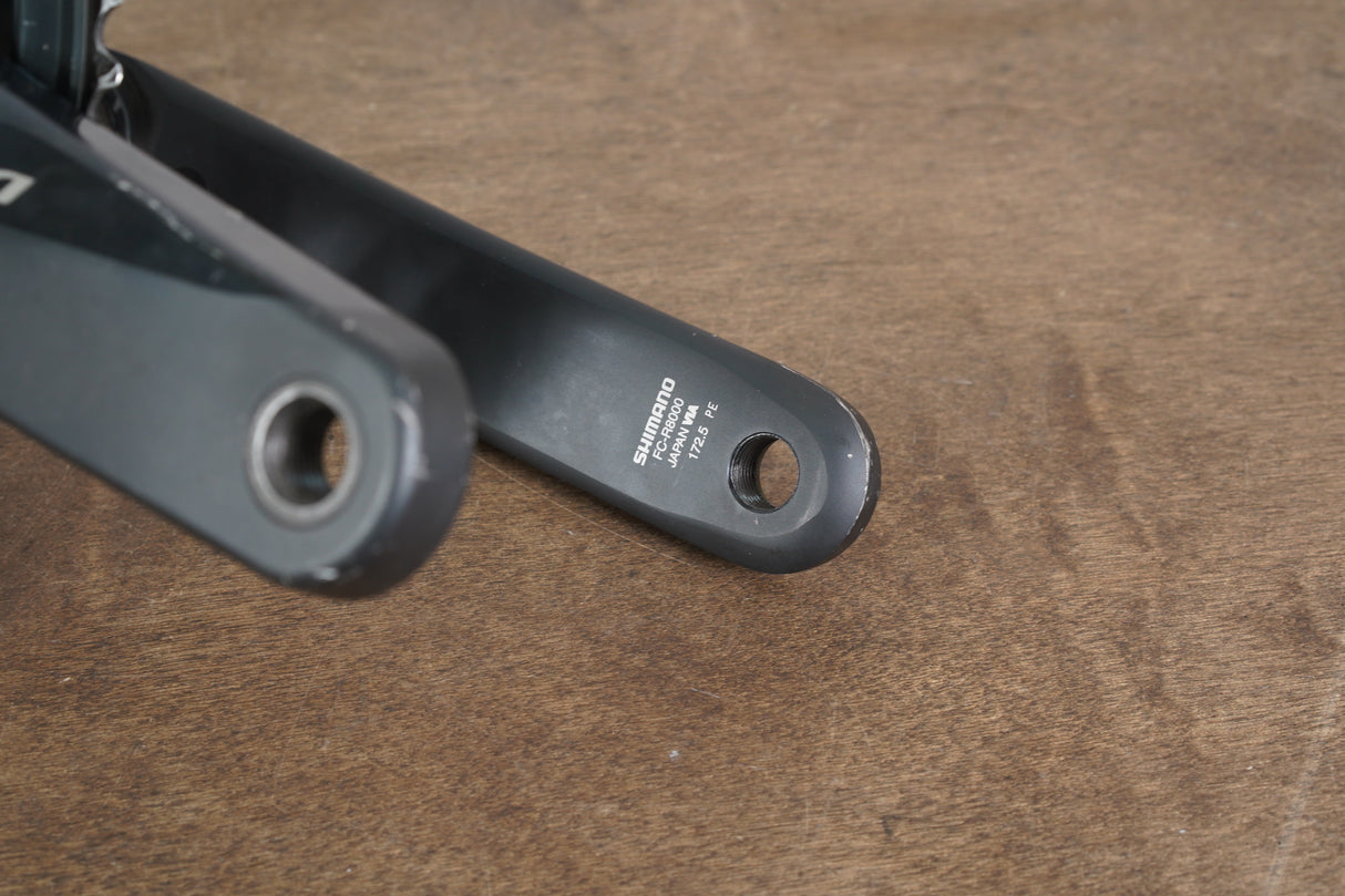 172.5mm 50/34T Shimano Ultegra FC-R8000 11 Speed Crankset 8000