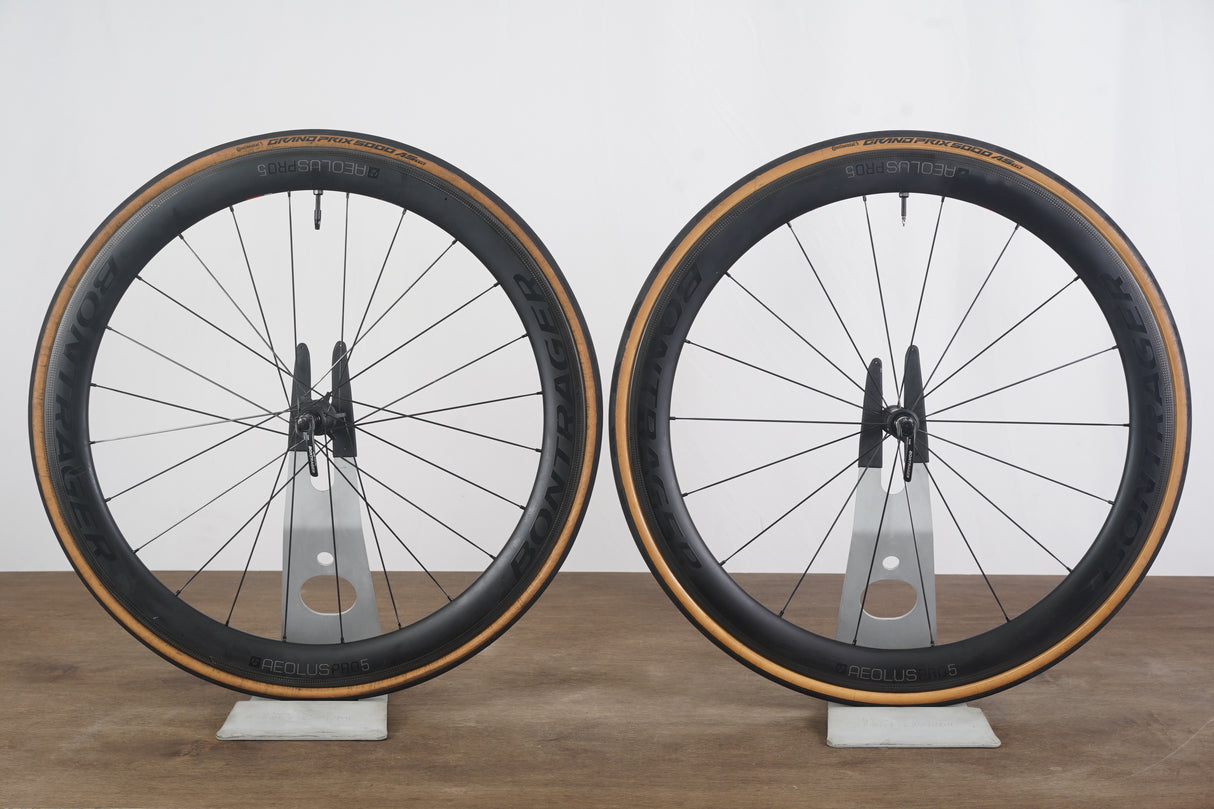 Bontrager Aeolus Pro 5 TLR Carbon Tubeless Clincher Rim Brake Wheelset 11 Speed