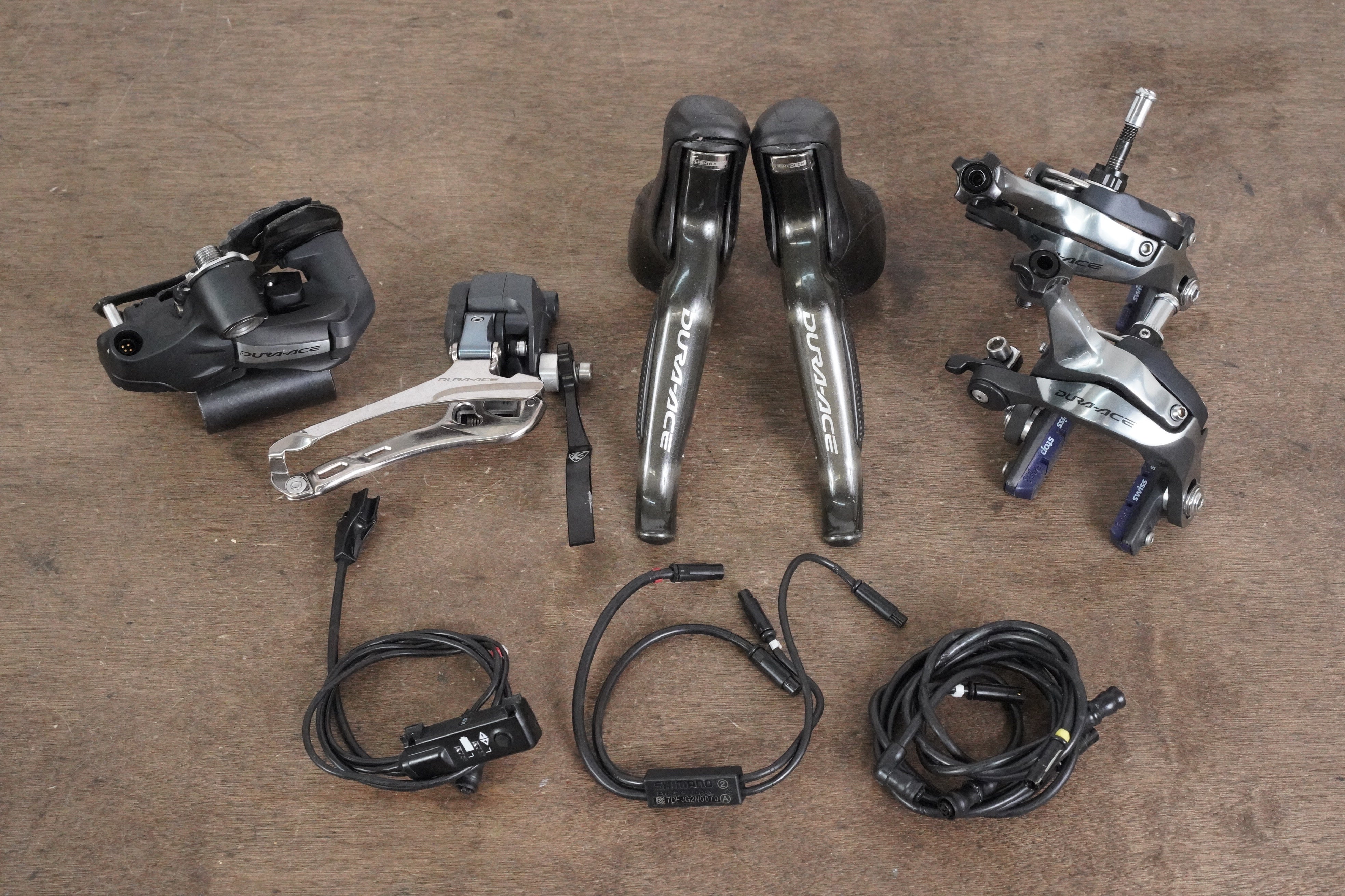 【メーカー直売】の商品をすべて 10 Di2 7970 Dura-Ace Shimano Speed Road Brake Rim Electronic パーツ