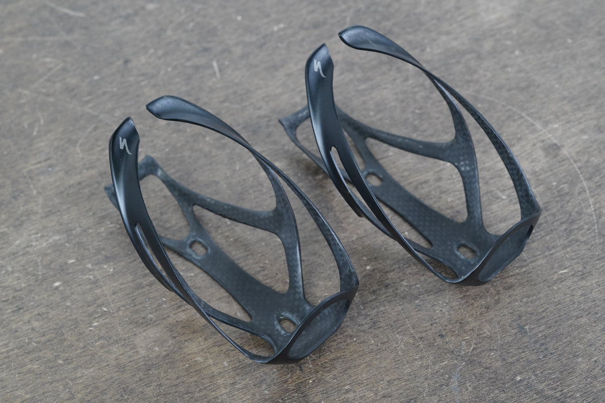 (2) Specialized S-WORKS Rib Cage III Carbon Water Bottle Cages 43g