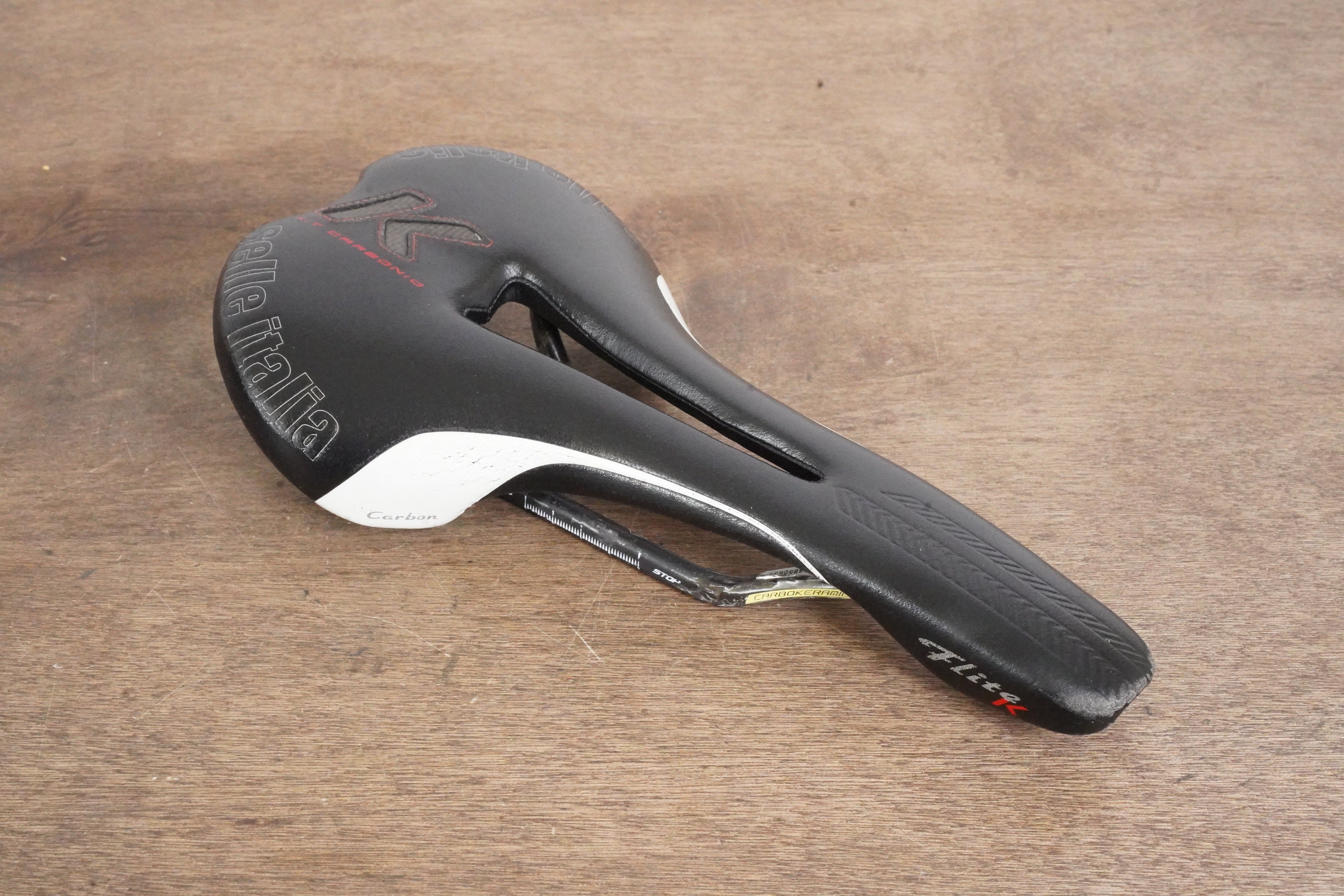 143mm Selle Italia Flite K Carbon Rail Road Saddle 176g