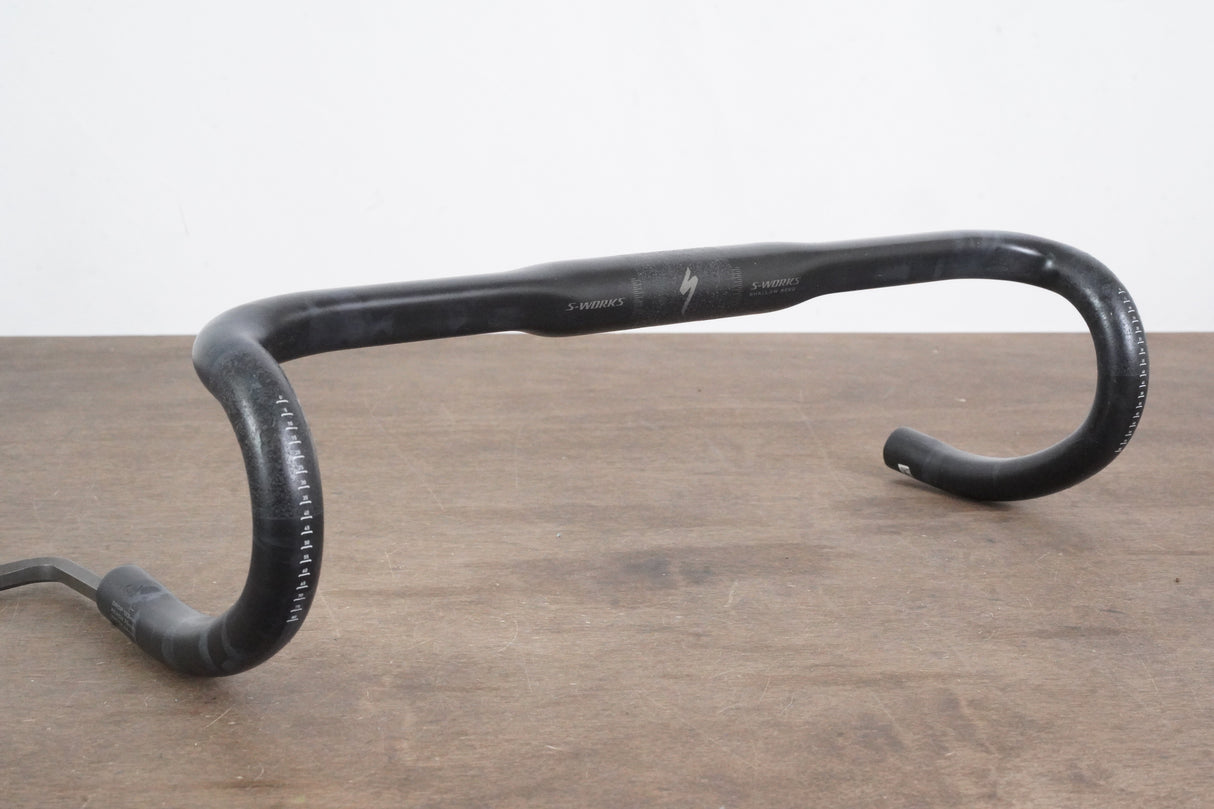 44cm Specialized S-WORKS Shallow Bend Carbon Compact Road Handlebar 31.8mm
