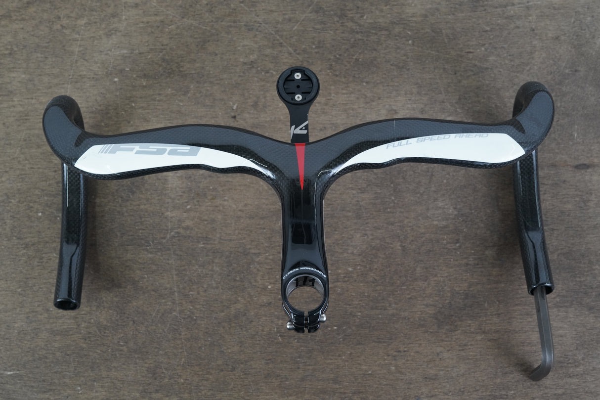 42cm 120mm FSA Plasma Integrated Carbon Barstem Handlebar + Mount 1 1/8"