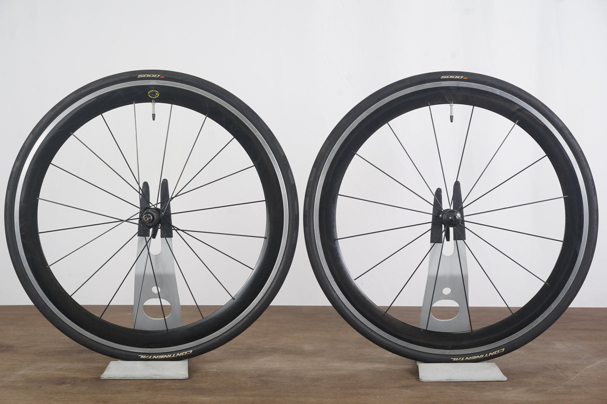 Mavic Cosmic Carbone Carbon Clincher Rim Brake Wheelset Campagnolo 11 Speed