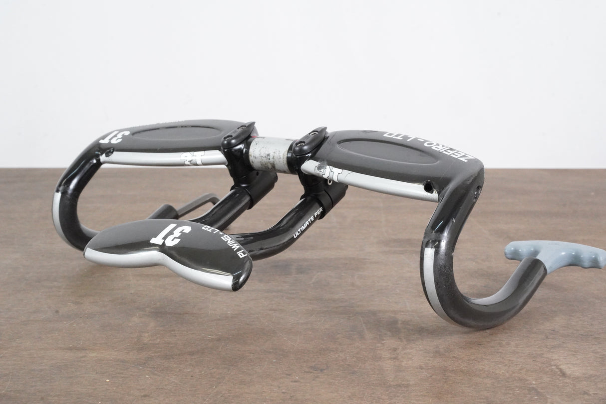 40cm 3T Zefiro LTD + PI Wing LTD Carbon Compact Road Triathlon TT Handlebar