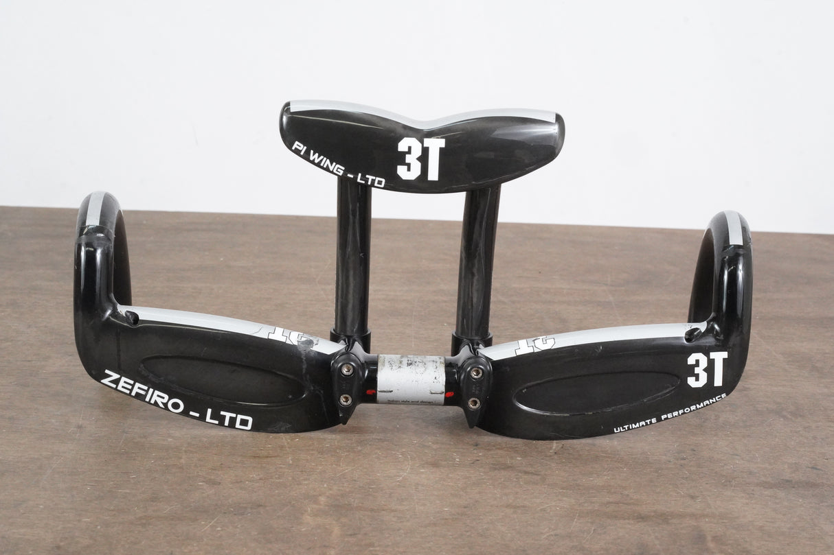 40cm 3T Zefiro LTD + PI Wing LTD Carbon Compact Road Triathlon TT Handlebar