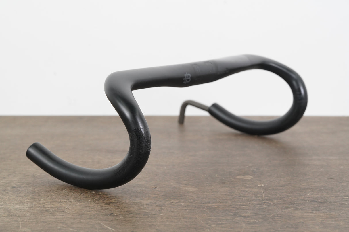 38cm Black Inc. Carbon Compact Road Handlebar 31.8mm